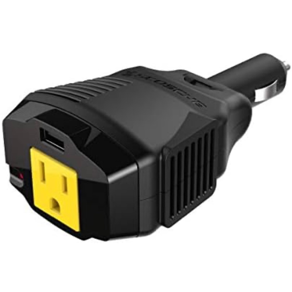 SCOSCHE PI100CL INVERT100 100W Mobile Power Inverter with 1 AC Outlet, 12W USB P